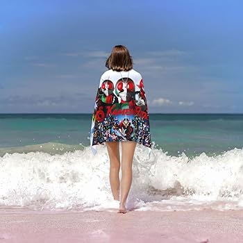 Amazon｜仮面ライダー バスタオル マイクロファイバー 吸水 速乾 耐久